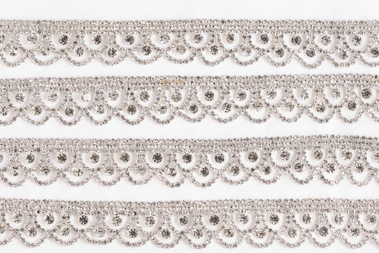 Scalloped Crystal Trim